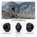 Garmin fēnix 9 Smartwatch Carbon Gray/Black Silicone Band 47mm, 1.4-inch AMOLED display with vibrant colors.