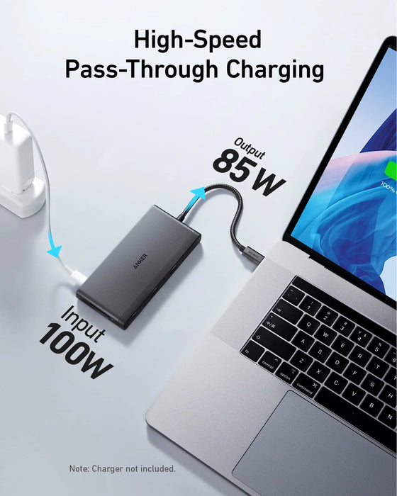 Get Anker ‫وصلة انكر USB-C تحتوي على ٩ منافذ - ١٠٠ واط‬ in Qatar from TaMiMi Projects