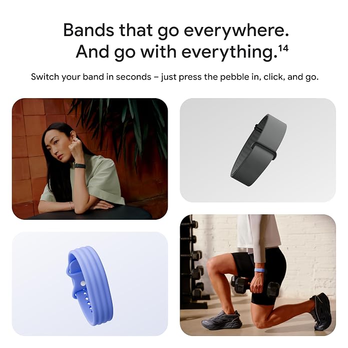 ‫سير Google Fitbit Air سوفت فليكس سيليكون - بورسلين‬