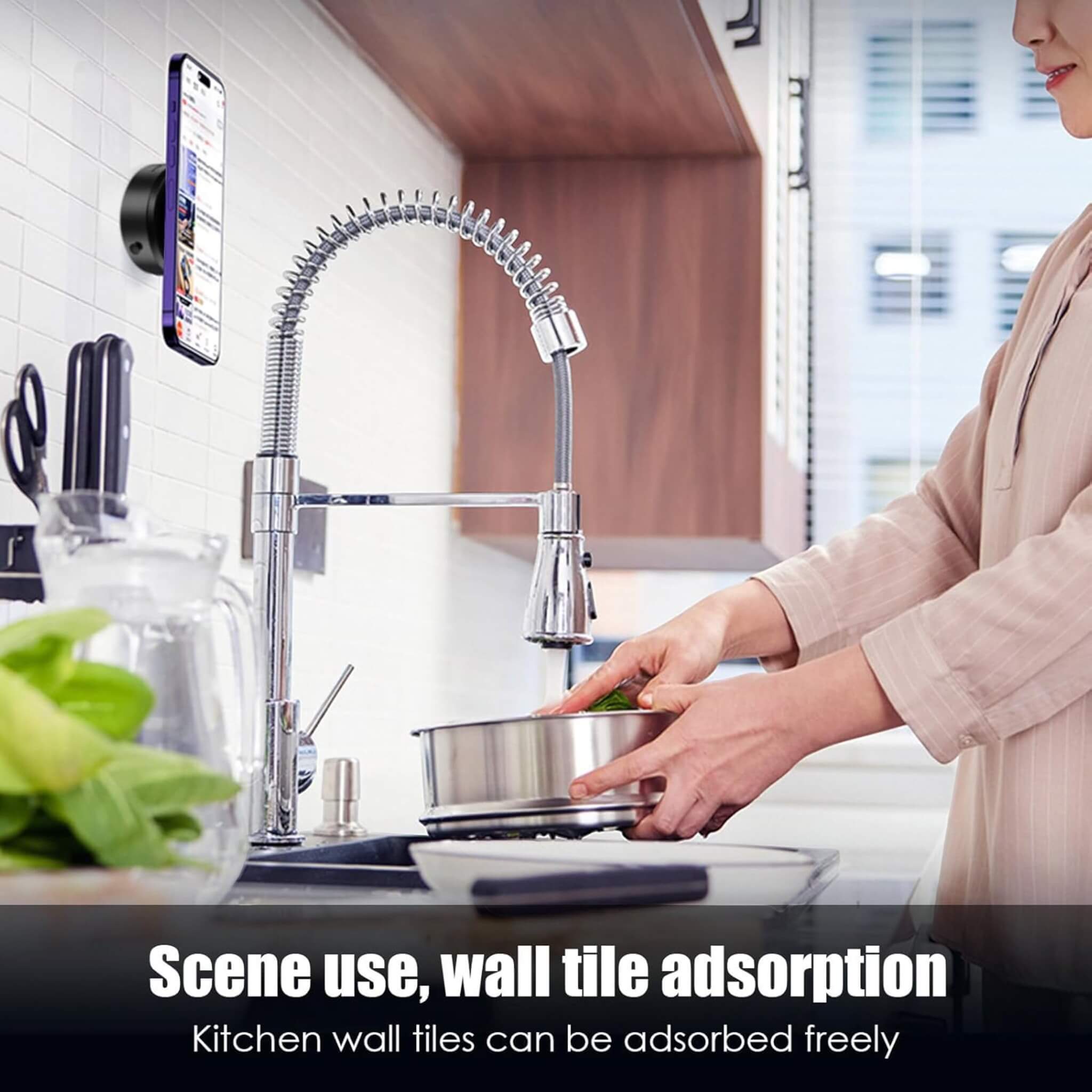 Suction Base - Wireless Charging - Fixed Suction Base - Wireless Charging - Fixed
