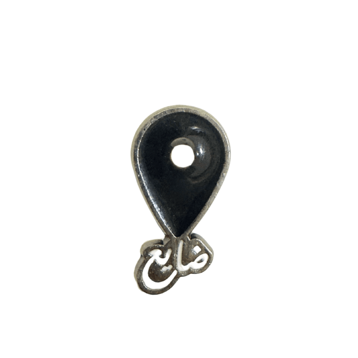 ‫ملصق معدني فاخر ثلاثي الأبعاد ( ضايع )‬ ‫مصنوع من معدن متين بتفاصيل دقيقة‬
 ‫مزود بلصق قوي، من تميمي بروجكتس في قطر.