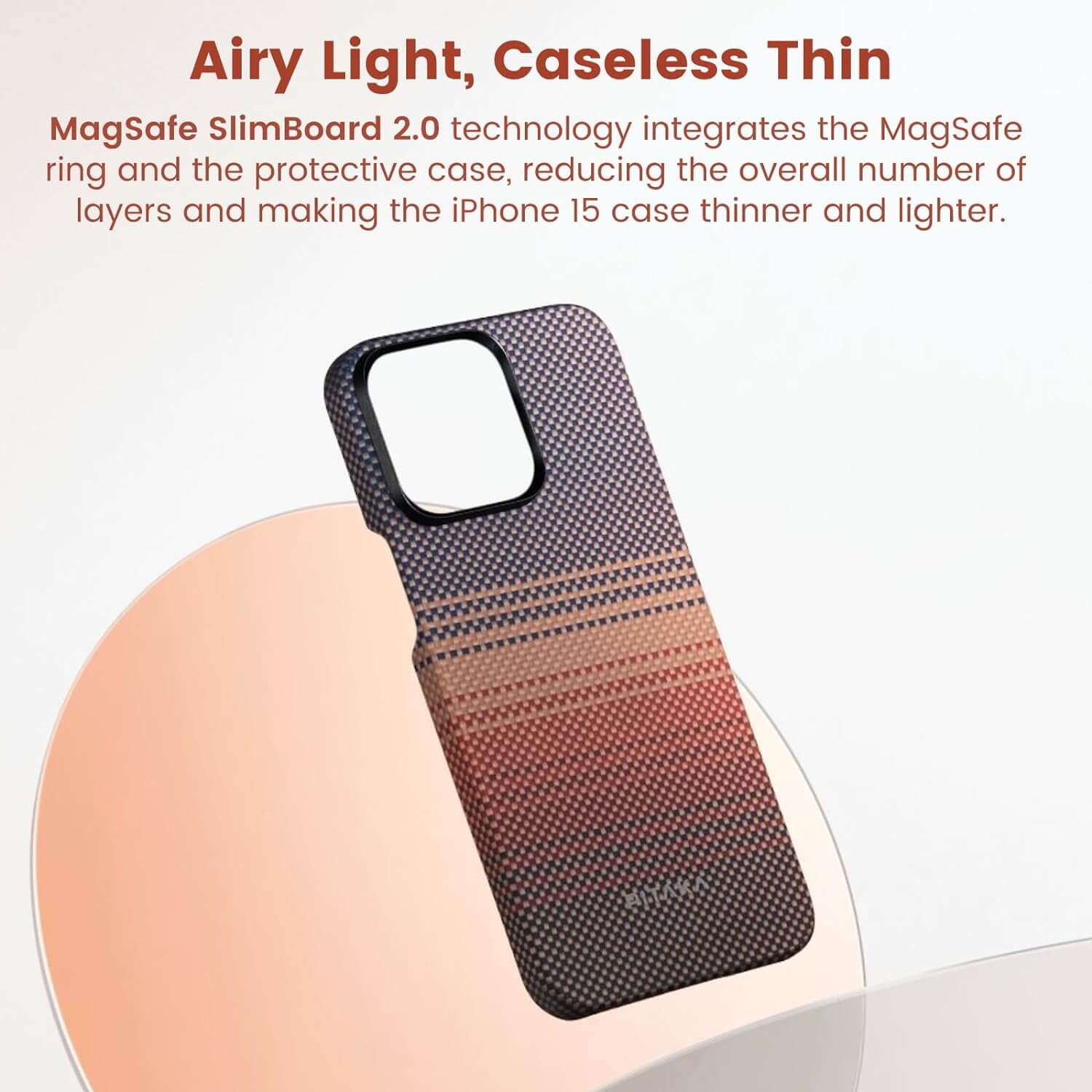 Pitaka Case for iPhone 15 Pro - Sunset Pitaka Case for iPhone 15 Pro - Sunset