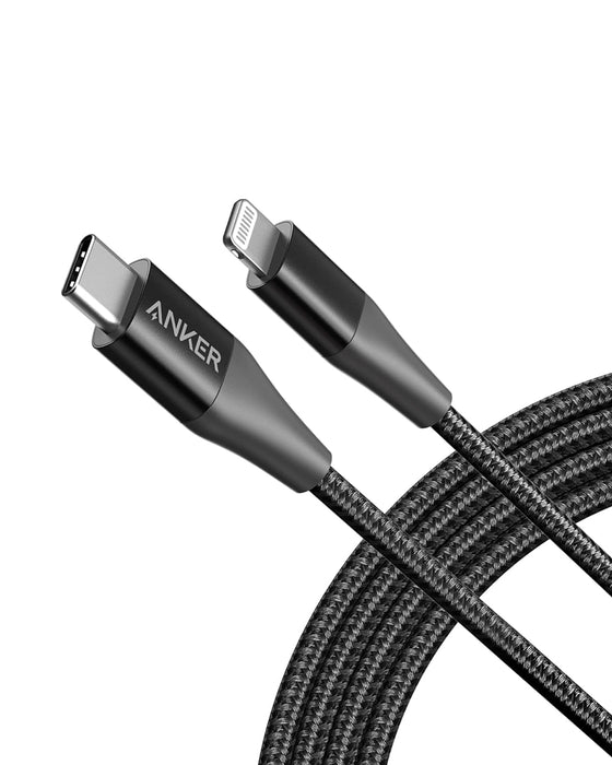 Anker PowerLine +II USB-C Cable with Lightning Connector - 6ft