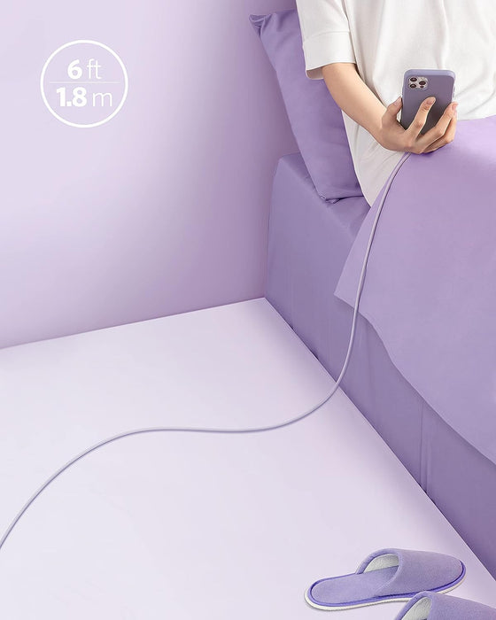 Anker Powerline III Flow USB C to Lightning - 180cm - Purple