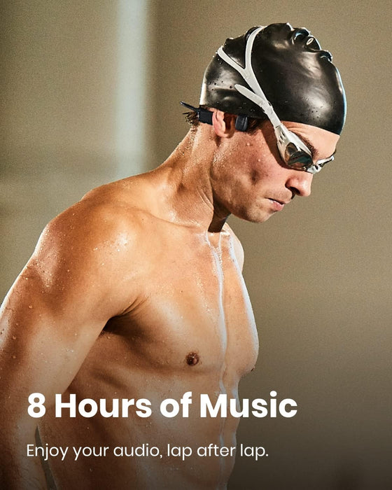 SHOKZ OpenSwim Bluetooth Headphones - Black
