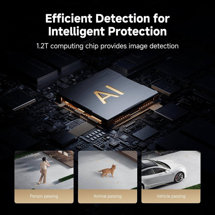 Mi Xiaomi Outdoor Camera BW500, 1440P resolution, 136° FOV, 10000 mAh battery, AI recognition, 8GB storage, by TaMiMi Projects, Qatar