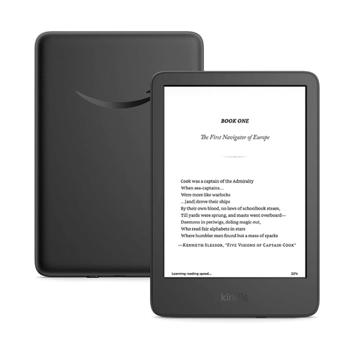 Amazon Kindle (11th Gen) 16GB, 6-inch glare-free display for clear reading in different lighting conditions.