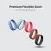 Premium flexible woven replacement bands compatible with Google Fitbit Air