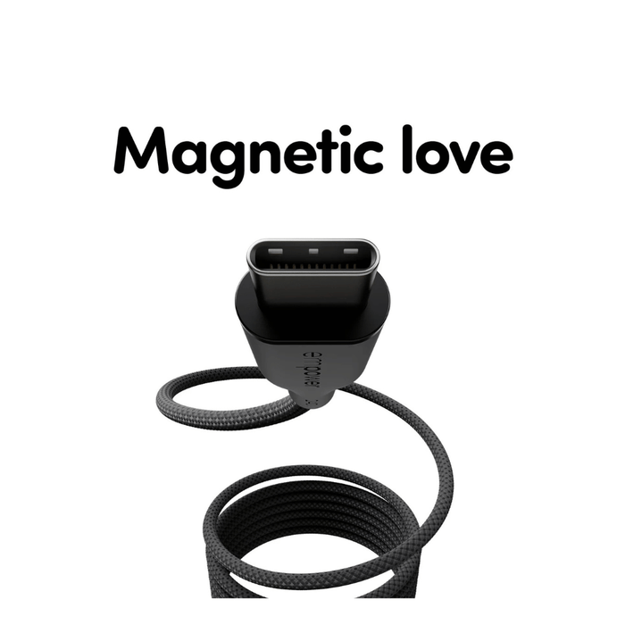 PanzerGlass Magnetic USB-C to USB-C Cable 240W - 1.5m - Black