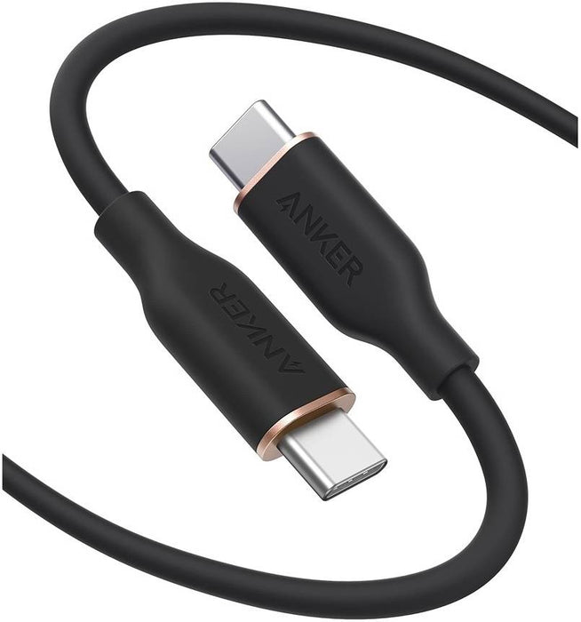 Anker PowerLine lll Flow USB-C to USB-C Cable - 1.8m - Black