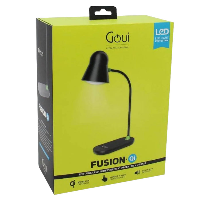 Goui - Fusion Qi - Led Table Lamp With Wireless Charger 10W + Speaker