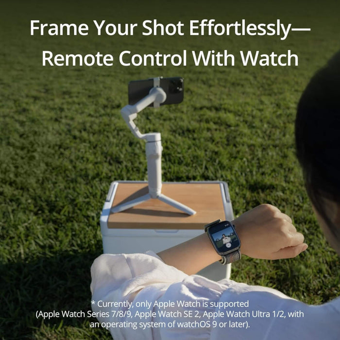 DJI OM 6 gimbal from TaMiMi Projects in Qatar. Lightweight, 3-axis stabilization, ActiveTrack 6.0, and cinematic features for smooth videos.