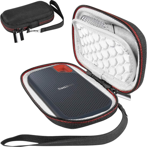 Hard Case for SanDisk Extreme Portable SSDs, 12.2x8x3.5mm, protective, portable with hand strap - TaMiMi Projects Qatar