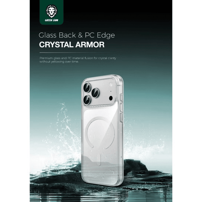 Green Lion MagSafe Case for iPhone 18 Pro - Clear