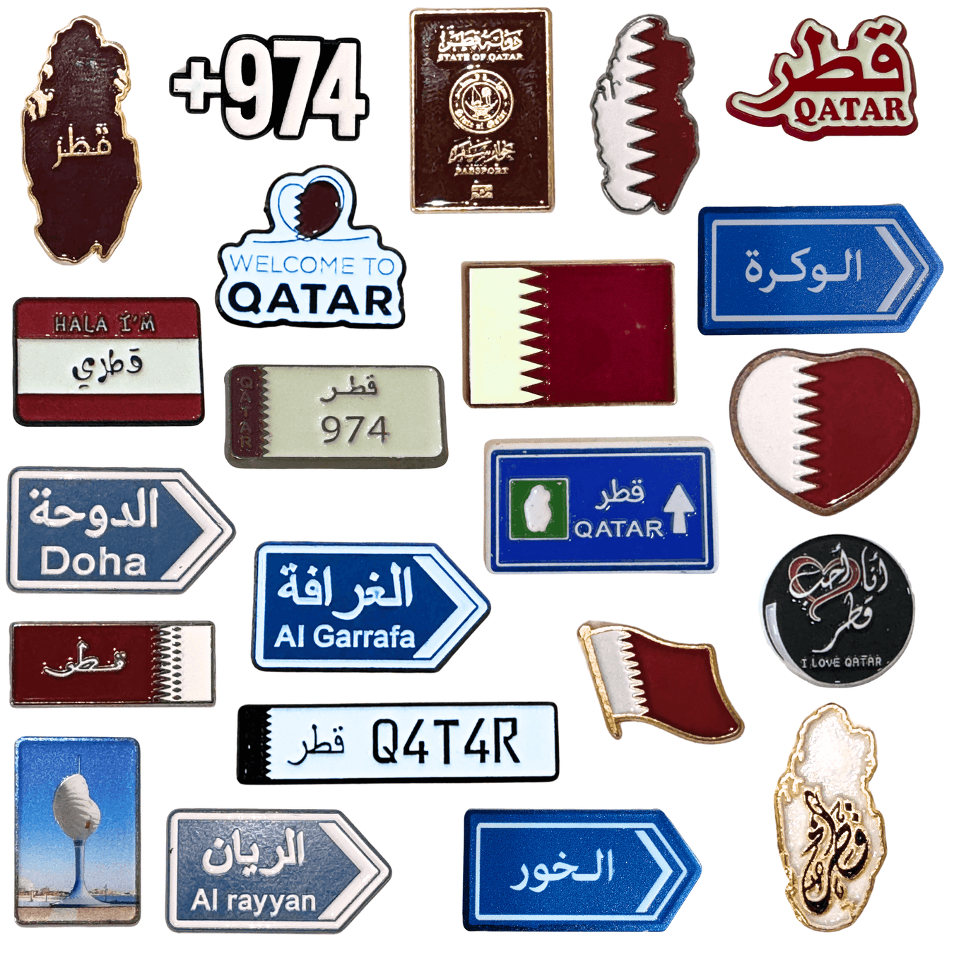 استيكرات معدنية
