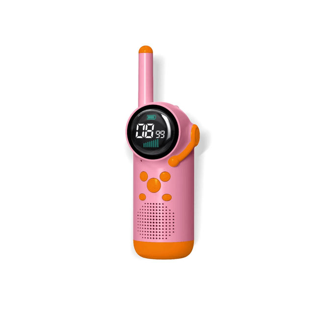 porodo kids walkie talkie pink dual lcd 3km tamimi projects qatar