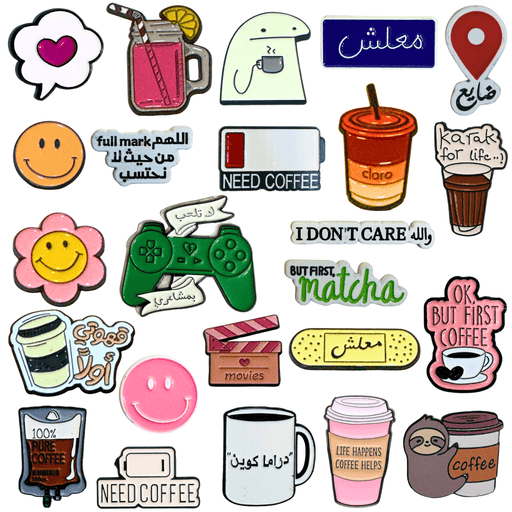 A Collection of cute daily mood stickers from TaMiMI Projects in Qatar