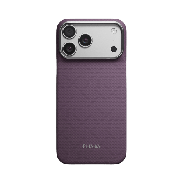 Pitaka iPhone 18 Pro Max Case, made from aerospace-grade aramid fiber for durability, Highly scratch-resistant. TaMiMi.