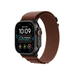 Apple Watch Ultra 4 49mm Black Titanium with Burgundy Alpine Loop - TaMiMi Projects Qatar