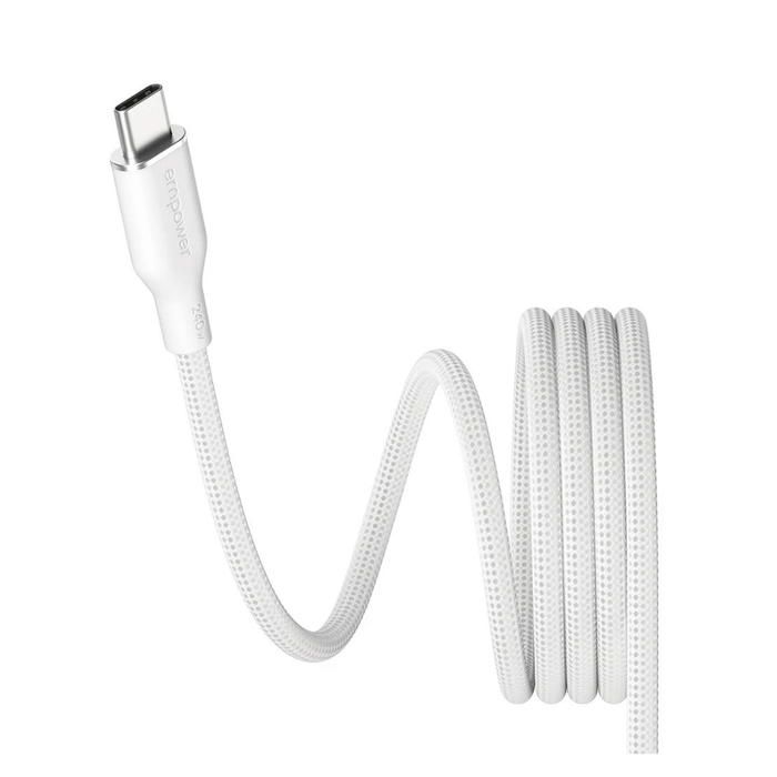PanzerGlass Magnetic USB-C to USB-C Cable 240W - 1.5m - White