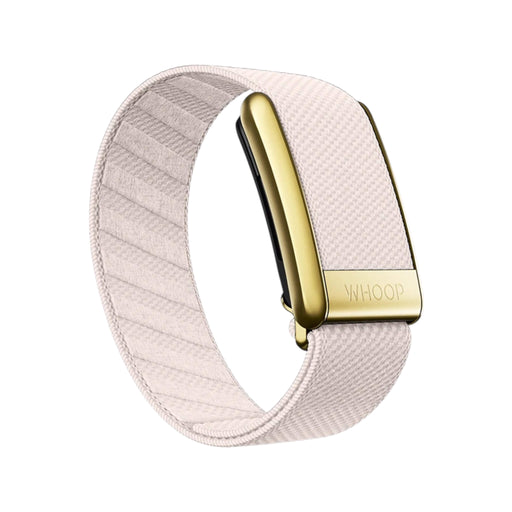 Champagne Gold SuperKnit Luxe Band for Whoop, elegant, style and comfort at TaMiMi Projects in Qatar.