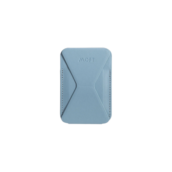 MOFT Snap-On Phone Stand & Wallet - MagSafe - Windy Blue