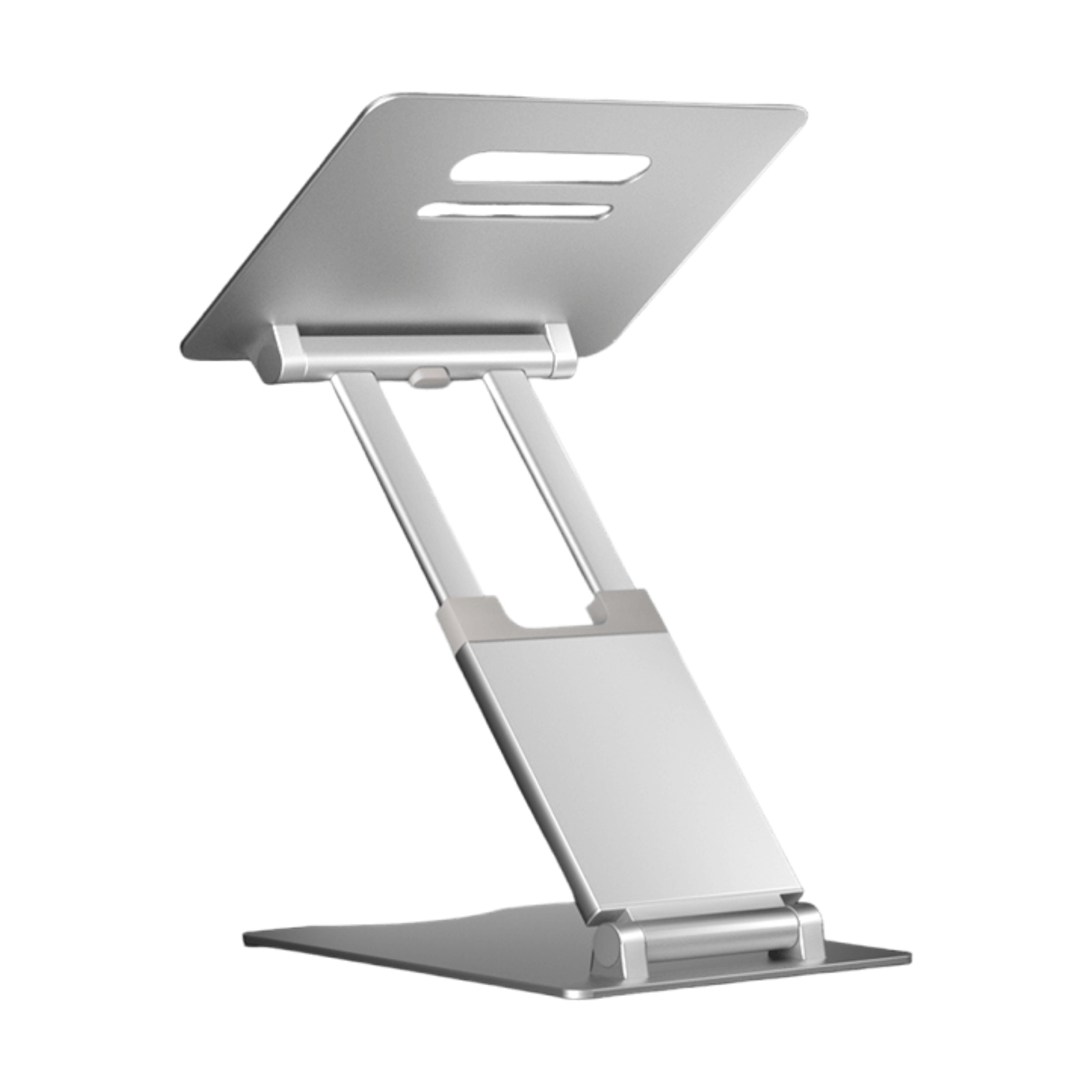 Aluminum Height Adjustable Laptop Stand - Silver Aluminum Height Adjustable Laptop Stand - Silver
