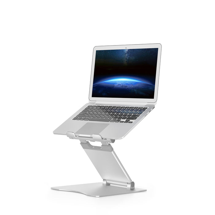 Aluminum Height-adjustable Laptop Stand - Silver
