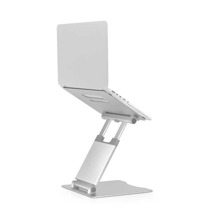 Aluminum Height-adjustable Laptop Stand - Silver
