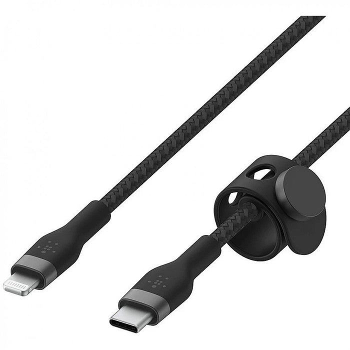 Belkin BoostCharge Pro Flex Braided USB-C to Lightning Cable - 3m - Black