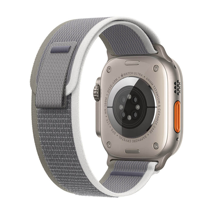 Apple Watch Ultra 2 Titanium Case with Green/Grey Trail Loop - 49mm - S/M