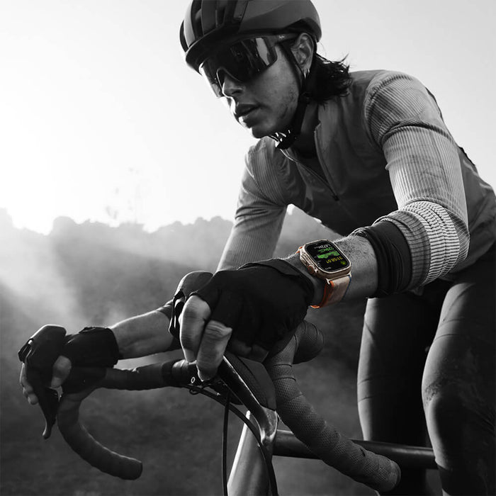 Apple Watch Ultra 2 Titanium Case with Olive Alpine Loop - 49mm - Medium