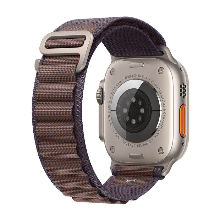 Apple Watch Ultra 2 Titanium Case with Indigo Alpine Loop - Large