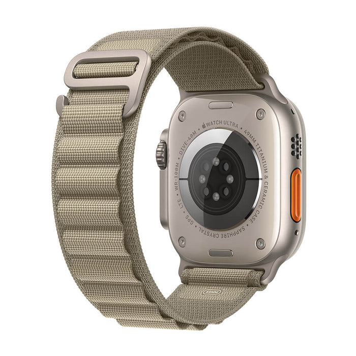 Apple Watch Ultra 2 Titanium Case Olive Alpine Loop - Small