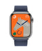Get Apple Apple Watch Hermès S9 Silver Stainless Steel Case with Single Tour - Navy - 41mm in Qatar from TaMiMi Projects