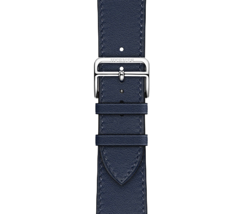 Apple Watch Hermès - Navy Swift Leather Single Tour - 45mm