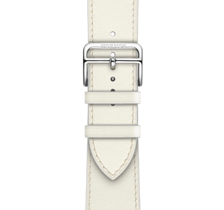 Apple Watch Hermès - Blanc Swift Leather Single Tour - 41mm