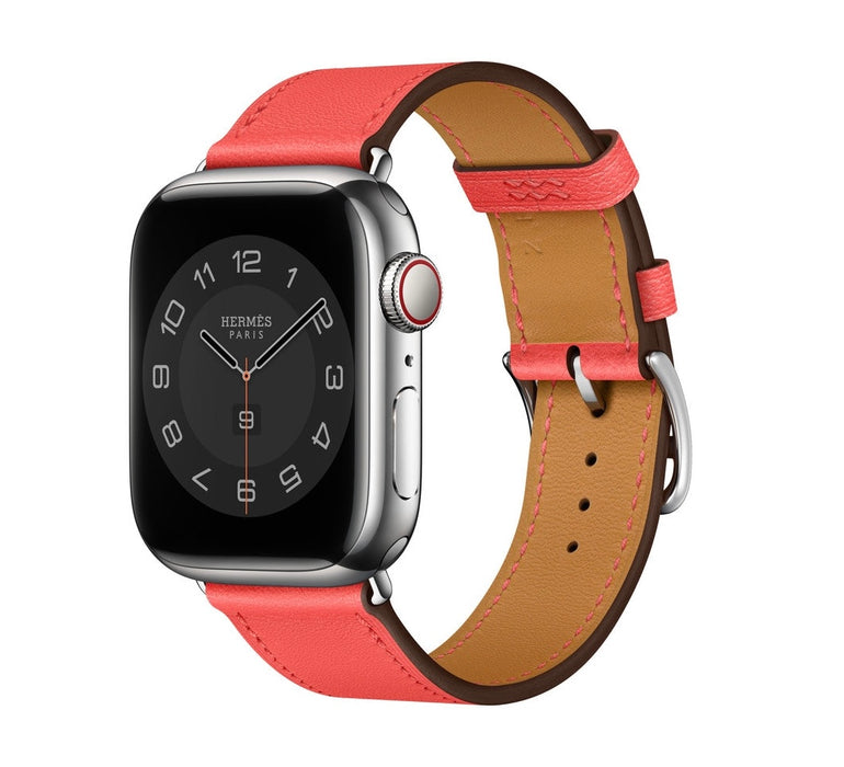 Apple Watch Hermès - Rose Texas Swift Leather Single Tour - 41mm