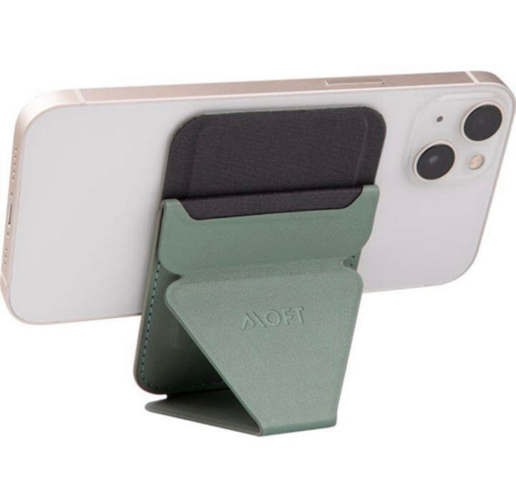 MOFT Snap-On Phone Stand & Wallet - MagSafe - Seafoam