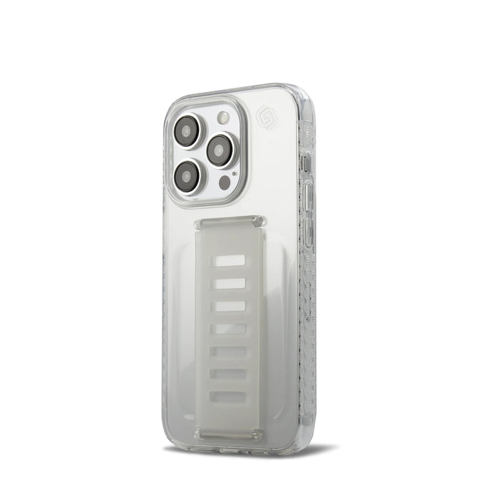 Slim Grip2u iPhone 15 Pro Case – Clear, Antimicrobial – TaMiMi Projects in Qatar