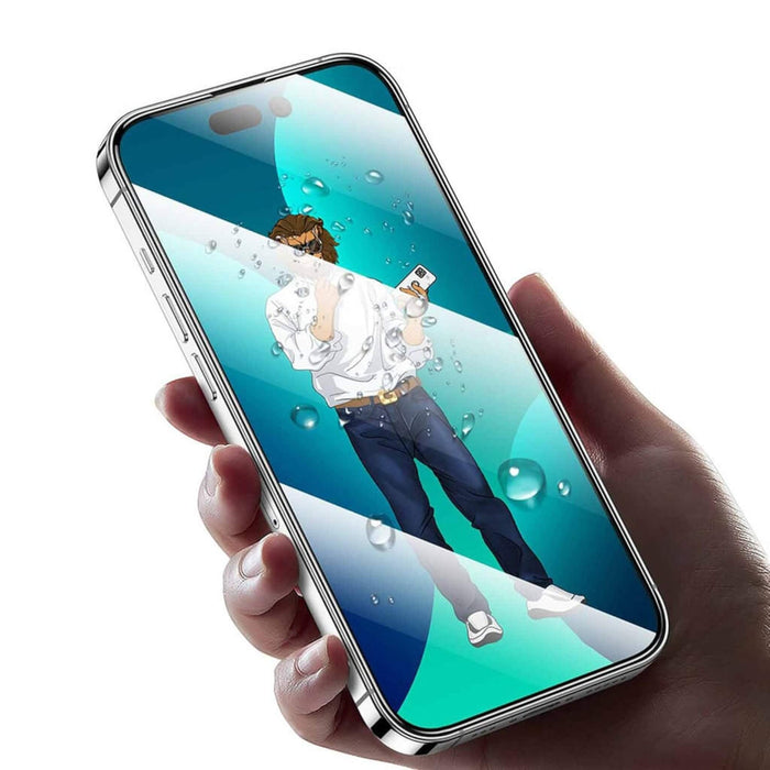 Green HD Screen Protector for iPhone 15 Pro - Clear