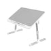 Versatile foldable laptop table for bed or desk, adjustable height, sturdy design, supports up to 20 kg - TaMiMi Projects in Qatar