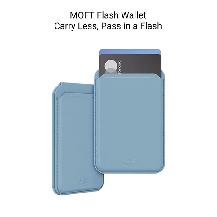 MOFT Snap Flash Wallet Stand - Windy Blue