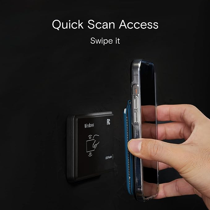 MOFT Snap Flash Wallet Stand - Windy Blue