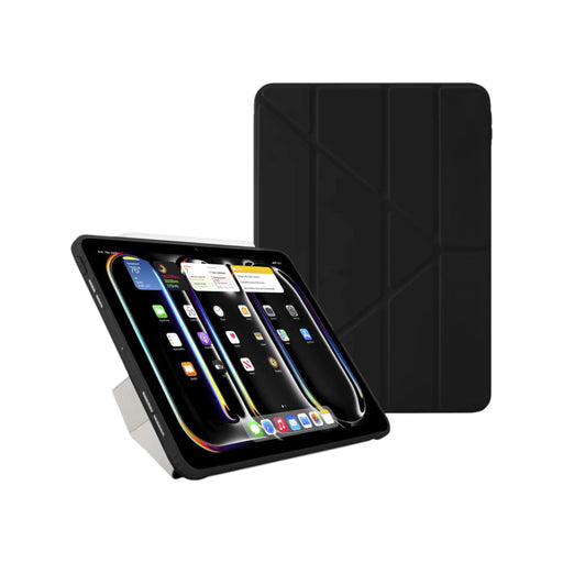 Pipetto Origami No3 Case for iPad Pro 11-inch 2024 with transparent back and 5-way folding cover, at TaMiMi Projects in Qatar