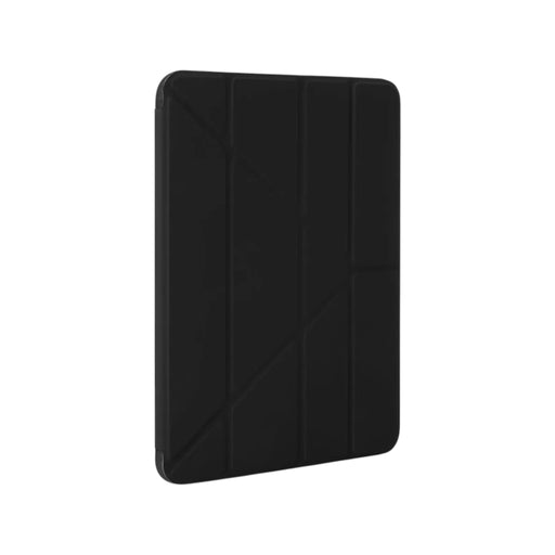 Origami No1 Original Case for iPad Air 11-inch 2024 with a transparent back and 5-way folding cover. Features an Apple Pencil charging slot. Available at TaMiMi Projects in Qatar.