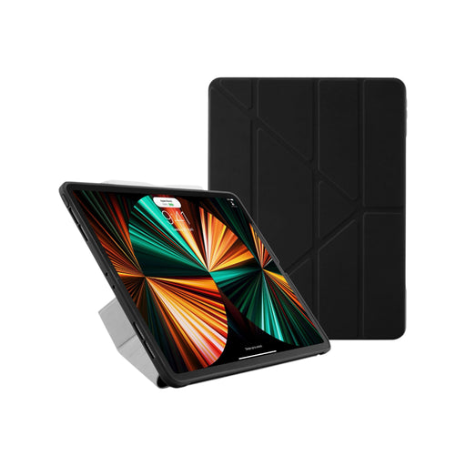 Get Pipetto Origami No3 case for iPad Pro 12.9" with transparent back and foldable cover, at TaMiMi Projects Qatar