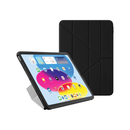 Pipetto Origami Case for iPad 10th Gen 2022, transparent back, 5 stand positions – TaMiMi Projects, Qatar.