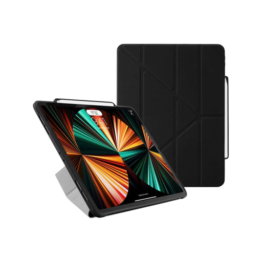 Pipetto Origami No3 case for iPad Pro 12.9" with transparent back and 5-way foldable cover, at TaMiMi Projects Qatar