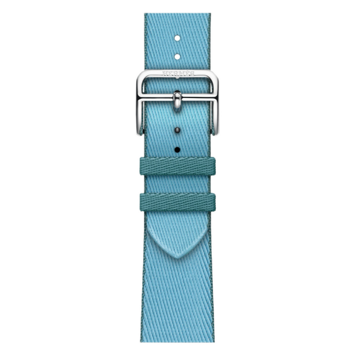 Apple Watch Hermès - Bleu Céleste/Bleu Jean Twill Jump Single Tour - 41mm